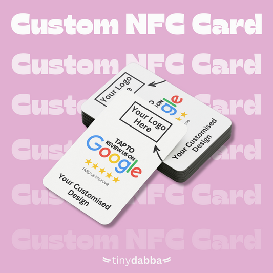 Custom NFC Card With Your Brand Logo Set of 2
