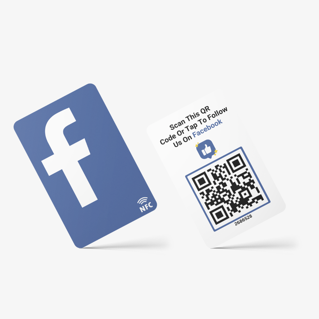 Facebook NFC & QR Card