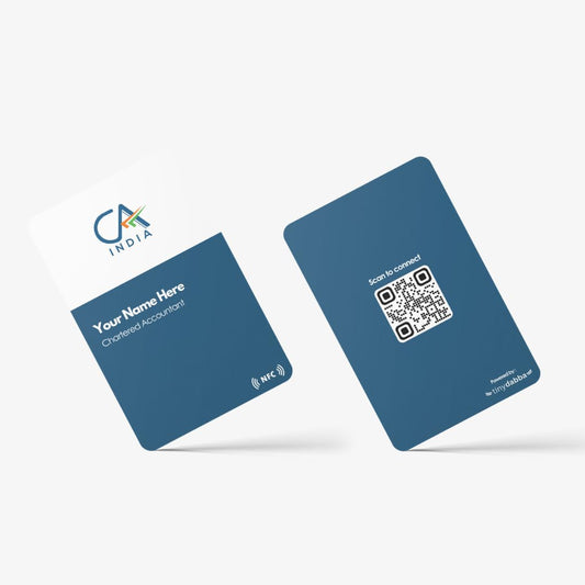 Smart NFC Digital Business Card for CA, Custom Name and Logo