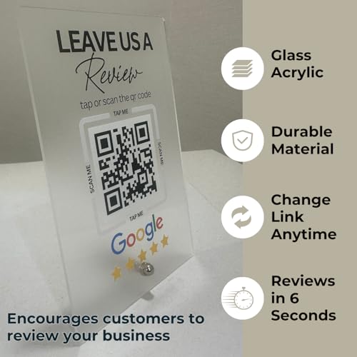 NFC Standee with QR Code | UV Printed