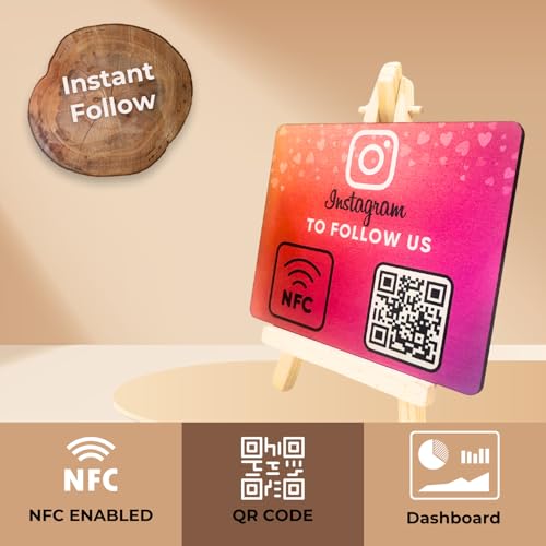 NFC Standee with QR Code | UV Printed