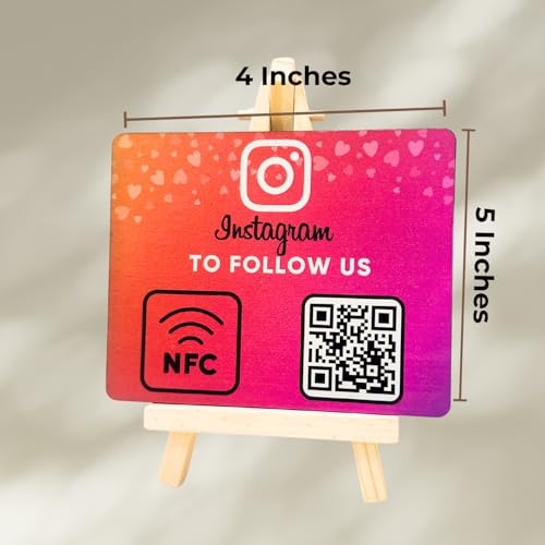 NFC Standee with QR Code | UV Printed