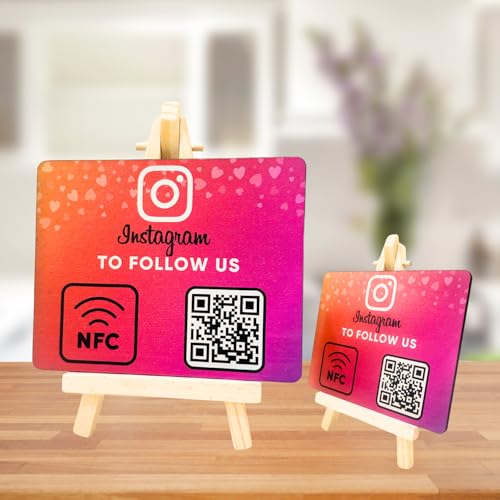 NFC Standee with QR Code | UV Printed