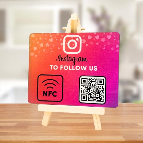 NFC Standee with QR Code | UV Printed