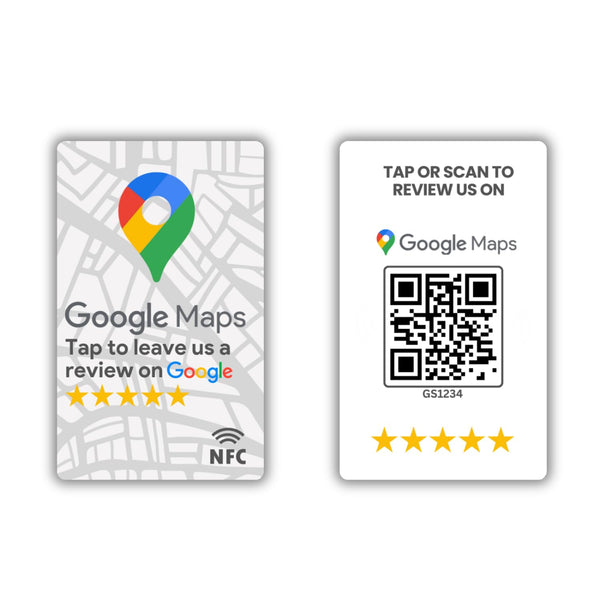 tinydabba Review NFC Card Maps Edition | Along with QR Code | Boost Business Reviews with Tap or Scan | Pre-Configured PVC Card | Works with any NFC-Enabled Smartphone | With Dashboard