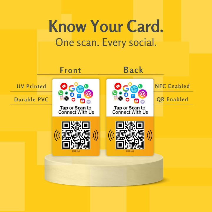 tinydabba Social Media Card | Share Bio Link Instantly | Boost Reach | No App Needed