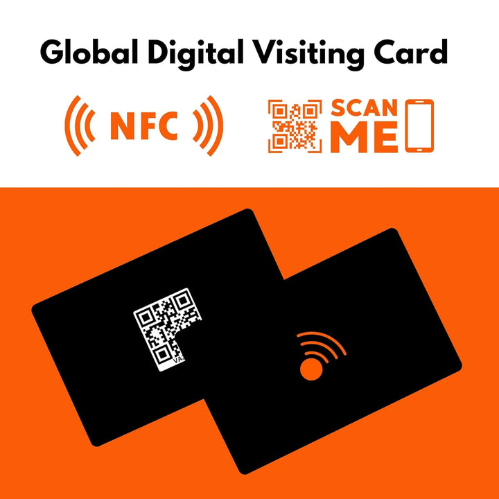 tinydabba NFC & QR-Enabled Business Card | Smart Digital Visiting Card for Instant Contact Sharing | Lifetime Free | Dashboard Access (Premium Black)