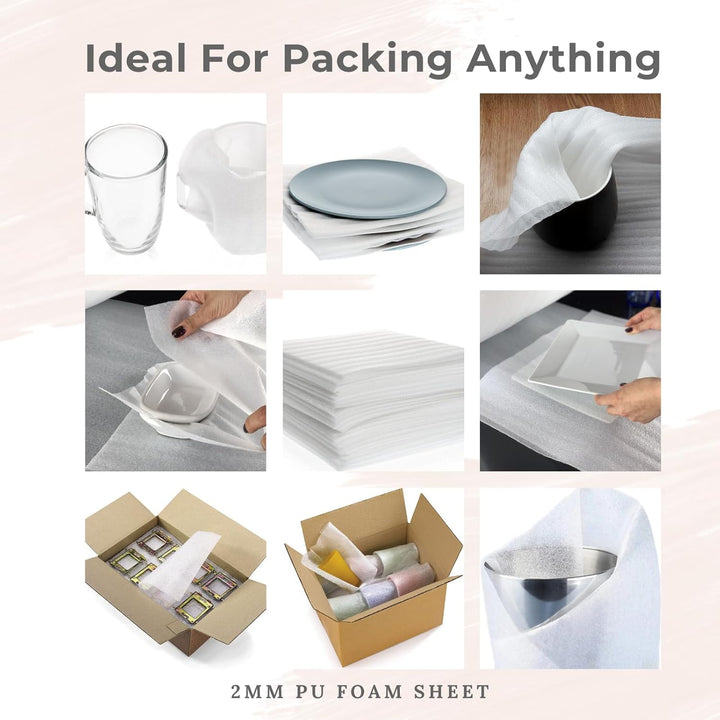 tinydabba 2MM EPE Foam Wrap | Packing Roll | 1 feet by 20 feet long roll | 6 Meter Roll