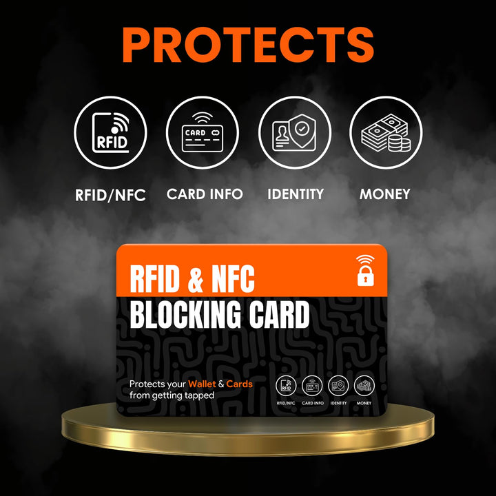 tinydabba NFC Blocking Cards (2-Pack) | Ultra Thin Contactless Card Protector for Wallets & Passport Holders | Perfectly fits in Any Wallet or Purse | Men & Women | Smart & Slim fits in Wallet/Purse