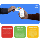 Google Review NFC Card - Pack of 10 Cards