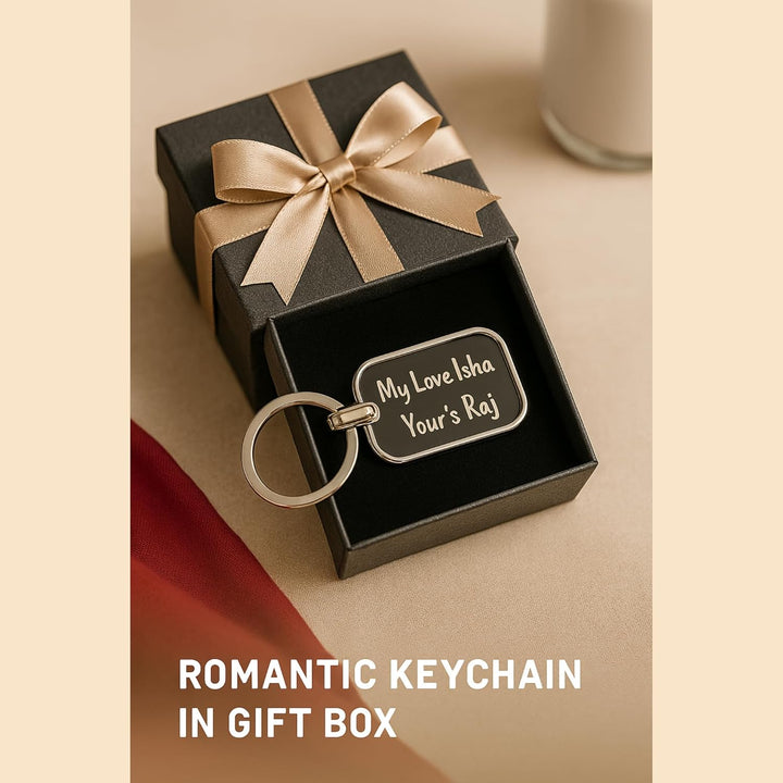tinydabba Custom Spotify Code Metal Keychain – Personalized Engraved Message & Name – Unique Gift for Him or Her – Scan to Play Song or Playlist – Anniversary, Birthday, Valentine’s Gift
